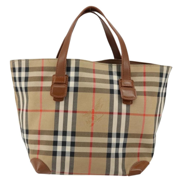 Burberry Vintage Tote Vintage Check Coated Canvas Small