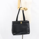 Salvatore Ferragamo Vintage Vara Bow Tote Lizard Embossed Leather Medium - image 12