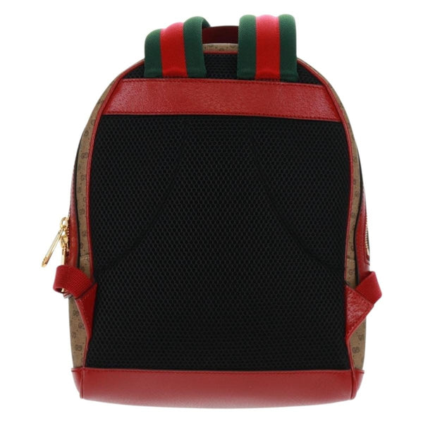 Gucci Doraemon Zip Backpack Printed Mini GG Coated Canvas