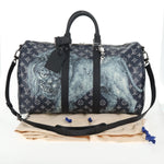 Louis Vuitton Keepall Bandouliere Bag Limited Edition Chapman Savane Monogram Canvas 45 - image 13