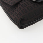Fendi Vintage Flap Crossbody Bag Zucchino Canvas Small - image 12