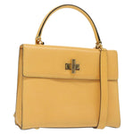 Celine Vintage Convertible Turnlock Top Handle Bag Leather Medium - image 1