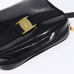 Salvatore Ferragamo Vara Bow camera Shoulder Bag Patent Leather - image 11