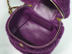 Chanel Coconing Top Handle Vanity Case with Chain Quilted Shearling Small - image 4