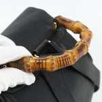 Gucci Vintage Bamboo Backpack Leather - image 8