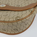 Christian Dior Vintage Honeycomb Shoulder Bag Canvas and Leather - image 8
