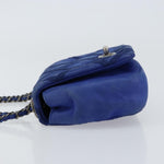Chanel Diamond Stitch Chain Flap Bag Quilted Iridescent Calfskin Small - image 4