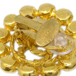 Chanel Vintage Round CC Clip-On Earrings Metal - image 4