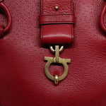 Salvatore Ferragamo Gancini handbag Leather - image 12