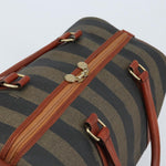 Fendi Vintage Pequin Boston Bag Coated Canvas Medium - image 13