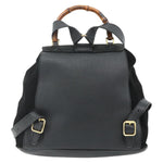 Gucci Vintage Bamboo Backpack Suede Medium - image 2