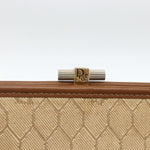 Christian Dior Vintage honeycomb clutch Canvas - image 11