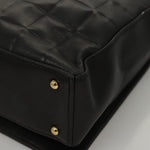 Chanel Chocolate Bar CC Shoulder Bag Quilted Leather Small - image 12