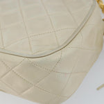 Chanel Vintage Front Pocket Camera Bag Quilted Lambskin Small - image 11