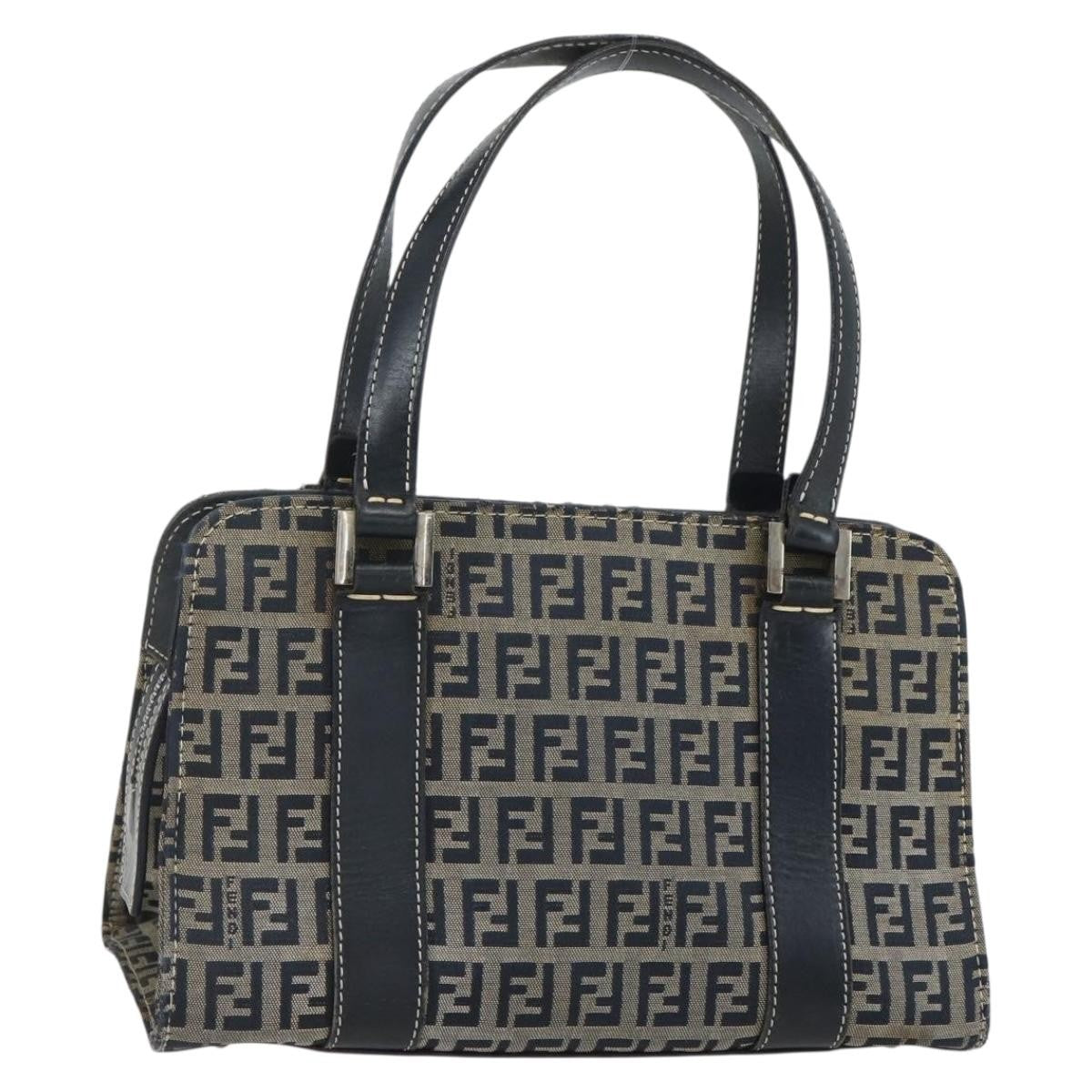 Fendi Vintage Satchel Zucchino Canvas Mini - image 1