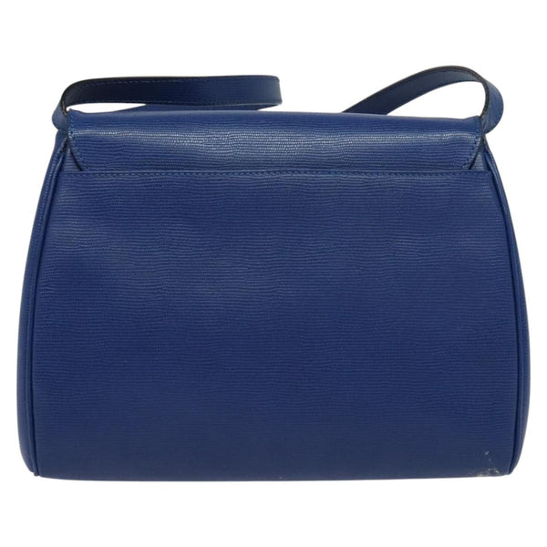 Celine Vintage Circle Logo Crossbody Bag Leather Small