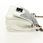 Chanel Chocolate Bar Mademoiselle Shoulder Bag Quilted Lambskin Medium - image 4