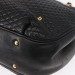 Bally Vintage Chain Shoulder Bag Quilted Leather - image 10