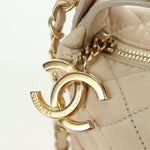 Chanel CC Charm Zip Hobo Quilted Lambskin Mini - image 13