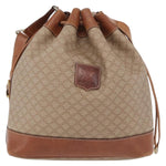 Celine Vintage Macadam Shoulder Bag Canvas and Leather - image 1