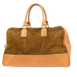 Celine C Macadam Handbag Suede and Leather - image 2