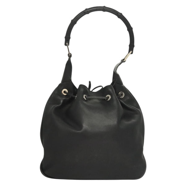 Gucci Vintage Bamboo Shoulder Bag Leather