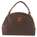 Celine Vintage Macadam Handbag Canvas and Leather - image 18