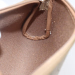 Christian Dior Vintage Honeycomb Zip Pouch Canvas and Leather - image 17