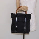 Gucci Vintage Bamboo Handle Tote Nylon - image 14