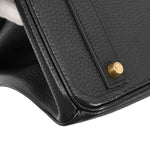 Hermes Birkin Handbag Black Ardennes with Gold Hardware 40 - image 9