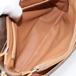 Celine Vintage Macadam Shoulder Bag Canvas and Leather - image 5