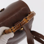 Gucci Vintage Bamboo Backpack Leather Mini - image 7