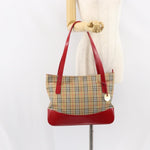 Burberry Nova Check Handbag Nova Check Canvas - image 12