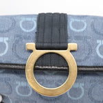 Salvatore Ferragamo Gancini Shoulder Bag Canvas - image 14