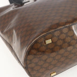 Celine Vintage Macadam Shoulder Bag Macadam Canva  Vinyl - image 11