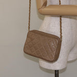 Chanel Vintage Diamond CC Camera Bag Quilted Leather Small - image 14