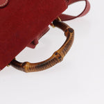 Gucci Vintage Bamboo Backpack Leather Mini - image 7