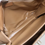 Celine Vintage Macadam Shoulder Bag Canvas and Leather - image 5