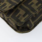 Fendi Flat Messenger Bag Zucca Canvas - image 10