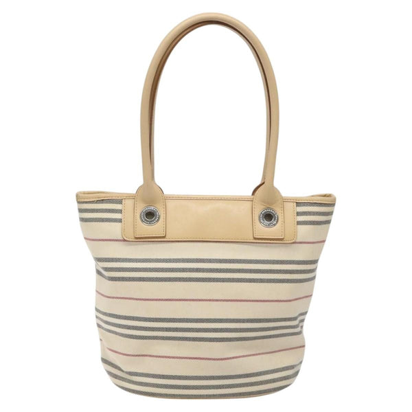 Burberry Nova Check Tote Canvas and Leather