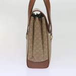 Celine Vintage Macadam Handbag Canvas and Leather - image 4
