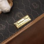 Christian Dior Vintage Honeycomb Flap Crossbody Bag Canvas and Leather - image 6