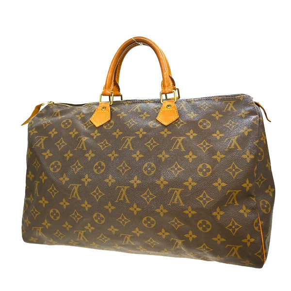 Louis Vuitton Speedy Handbag Monogram Canvas 40