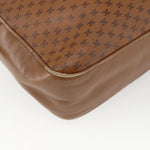 Celine Vintage Macadam Shoulder Bag Canvas and Leather - image 10
