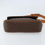 Celine Vintage Macadam Circle Logo Shoulder Bag Canvas and Leather - image 14