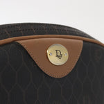 Christian Dior Vintage Honeycomb Shoulder Bag Canvas and Leather - image 12