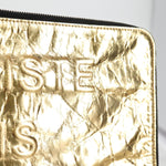 Chanel Feminine Pouch Crinkled Leather Large - image 20