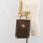 Celine Vintage Macadam Tote bag Canvas and Leather - image 12