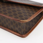 Celine Circle Logo Macadam Pouch Canvas and Leather - image 9