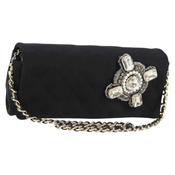 Chanel Chain Flap Shoulder Bag Quilted Nylon - image 1